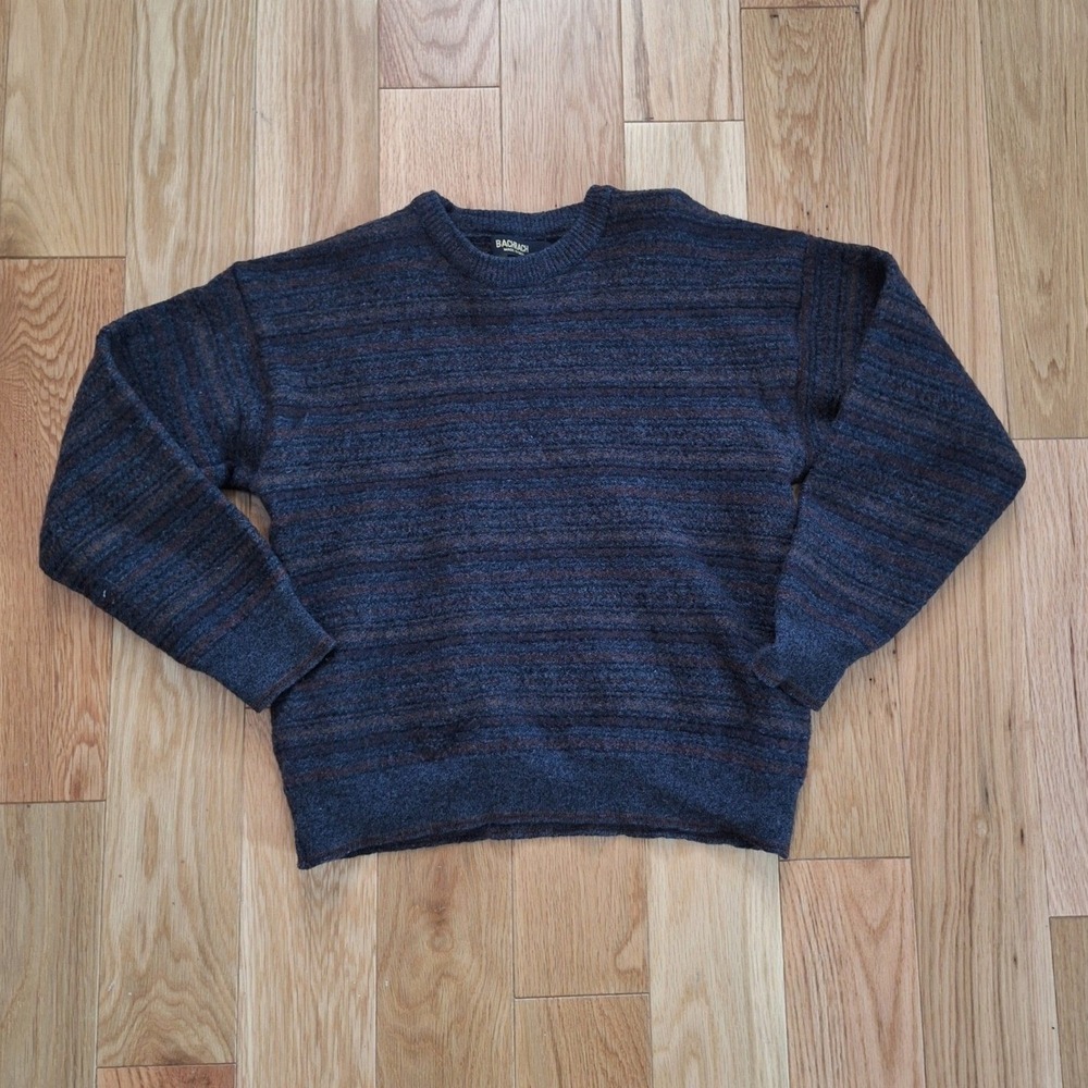 Vintage Bachrach Made in Italy 100% Merino Wool Sweater Cropped Boxy Women's S/M